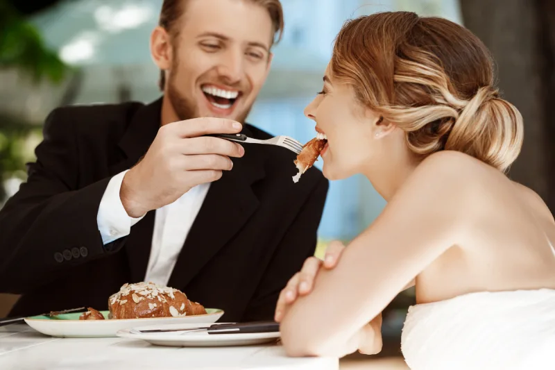 prueba de menú de boda