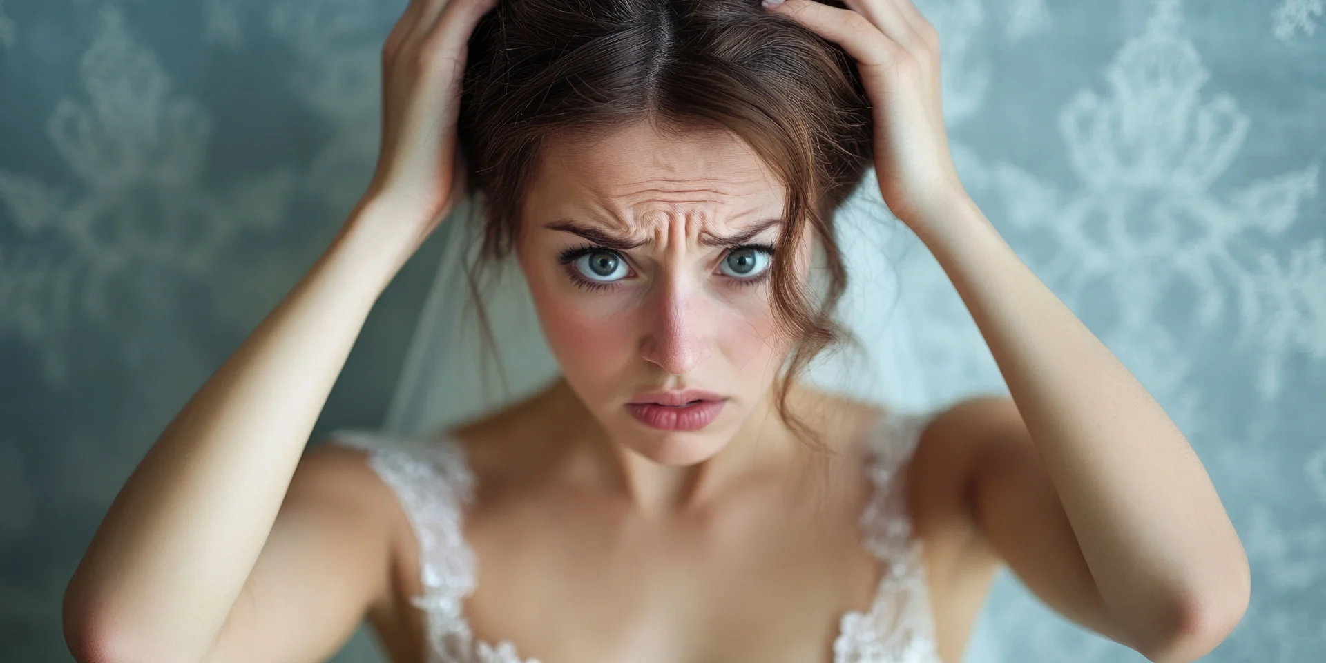 novia boda estresada